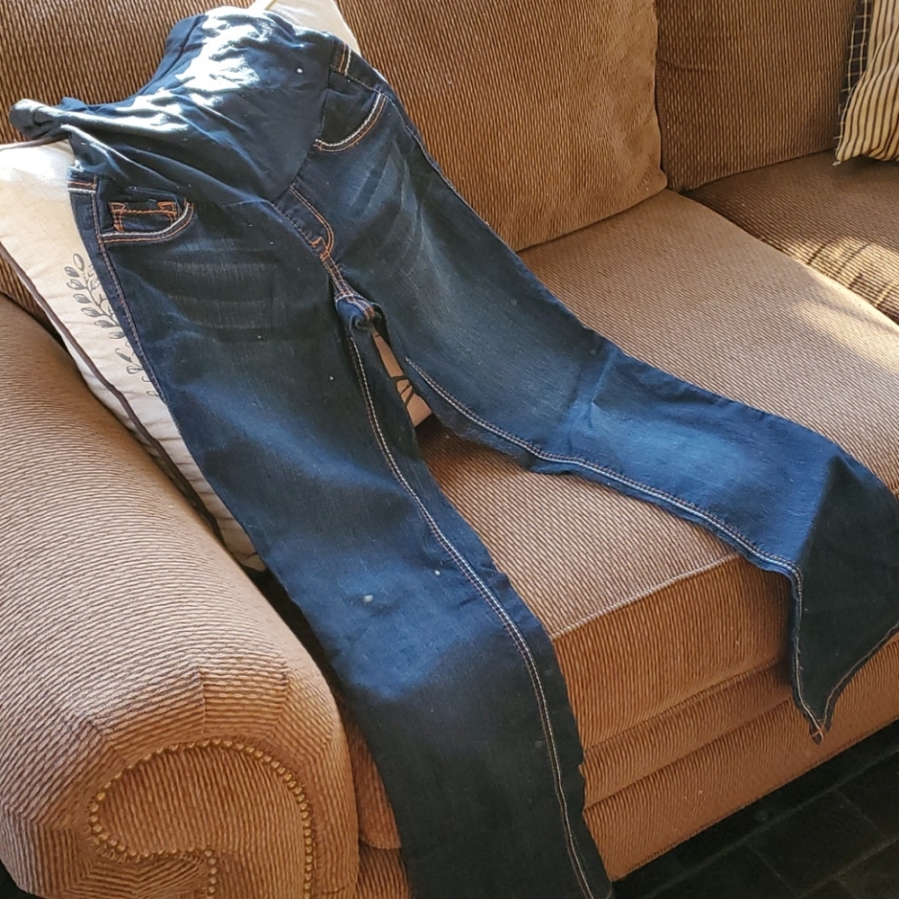 Maternity Bootcut Dark Stone Jeans
